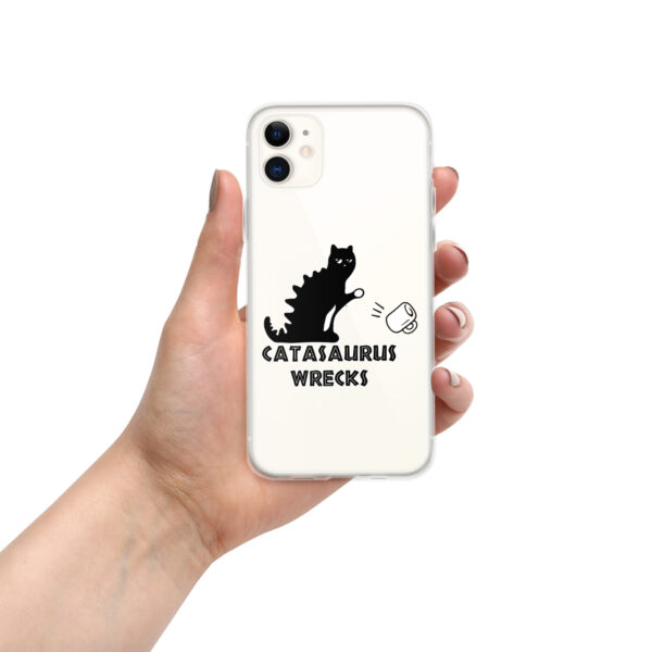 Catasaurus Wrecks Clear Case for iPhone®
