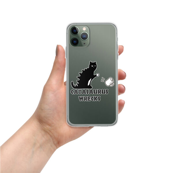 Catasaurus Wrecks Clear Case for iPhone®