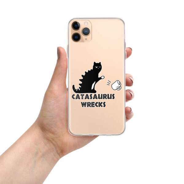 Catasaurus Wrecks Clear Case for iPhone®