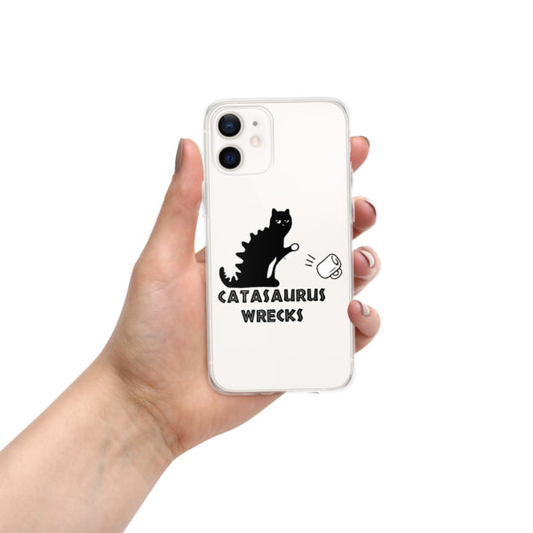 Catasaurus Wrecks Clear Case for iPhone®