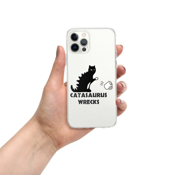 Catasaurus Wrecks Clear Case for iPhone®