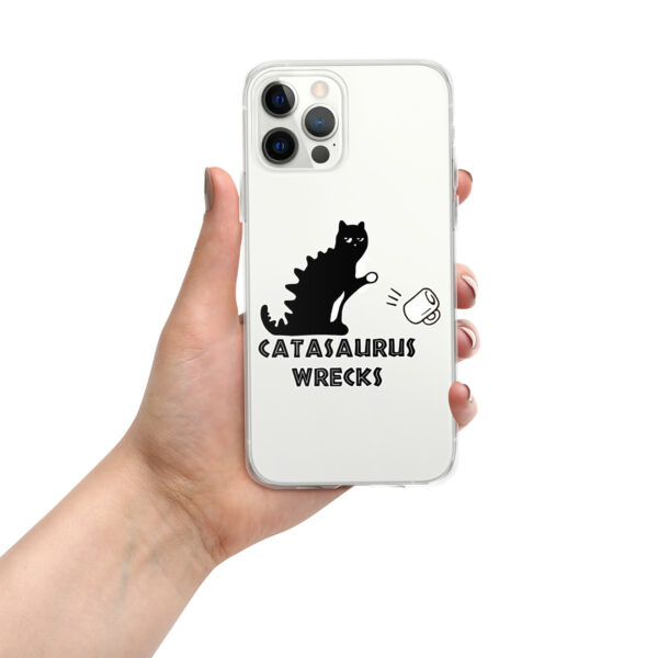 Catasaurus Wrecks Clear Case for iPhone®