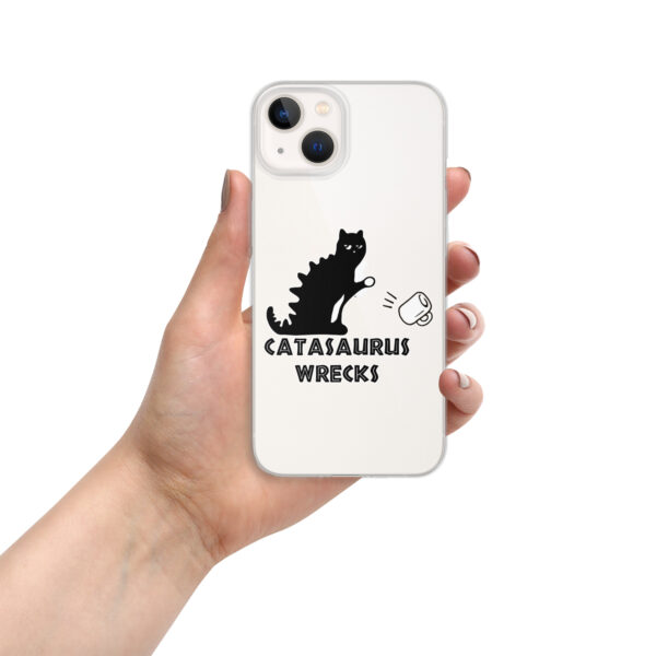 Catasaurus Wrecks Clear Case for iPhone®