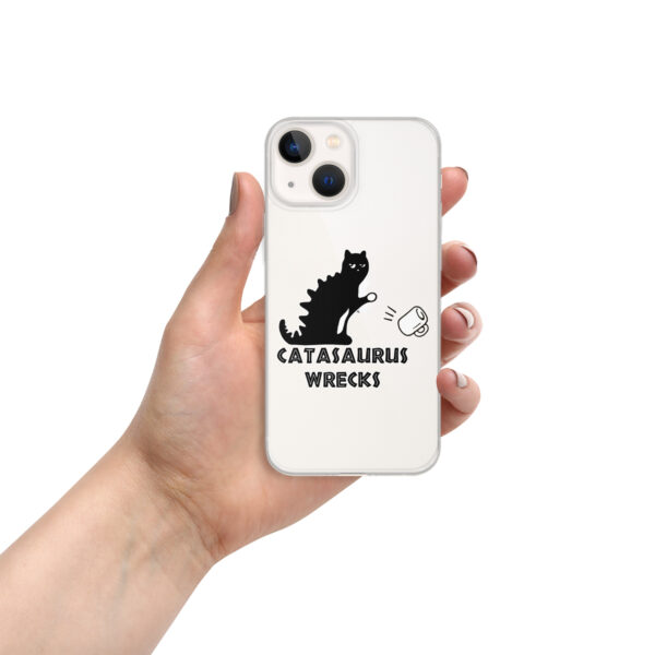Catasaurus Wrecks Clear Case for iPhone®