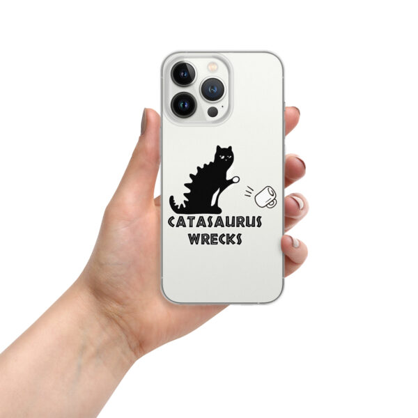 Catasaurus Wrecks Clear Case for iPhone®