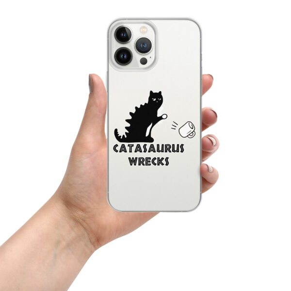 Catasaurus Wrecks Clear Case for iPhone®