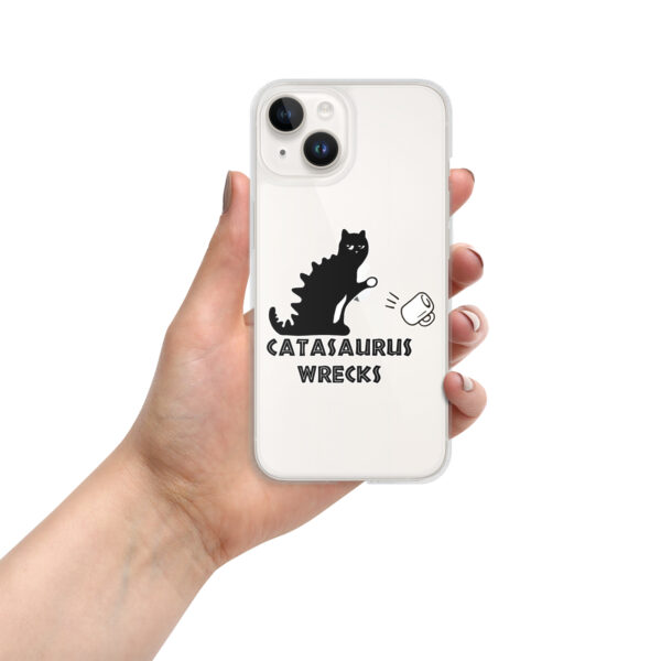 Catasaurus Wrecks Clear Case for iPhone®