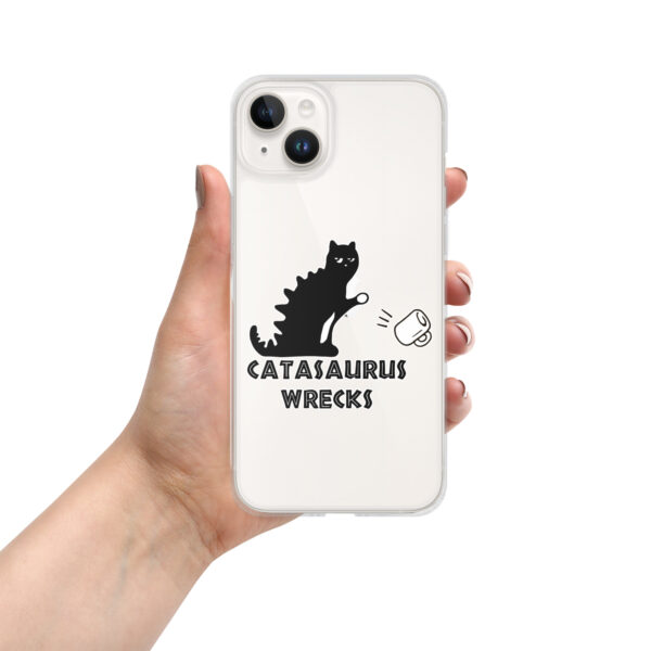 Catasaurus Wrecks Clear Case for iPhone®