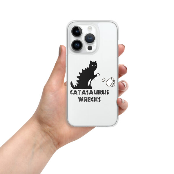 Catasaurus Wrecks Clear Case for iPhone®