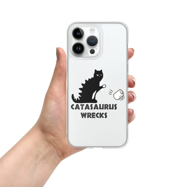 Catasaurus Wrecks Clear Case for iPhone®