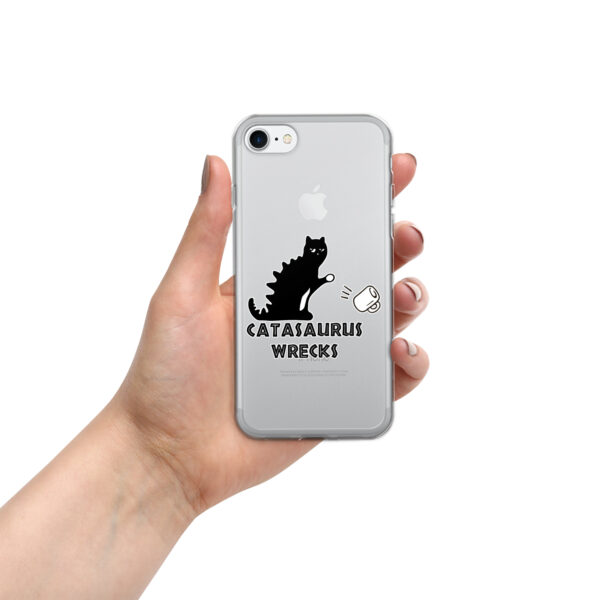 Catasaurus Wrecks Clear Case for iPhone®