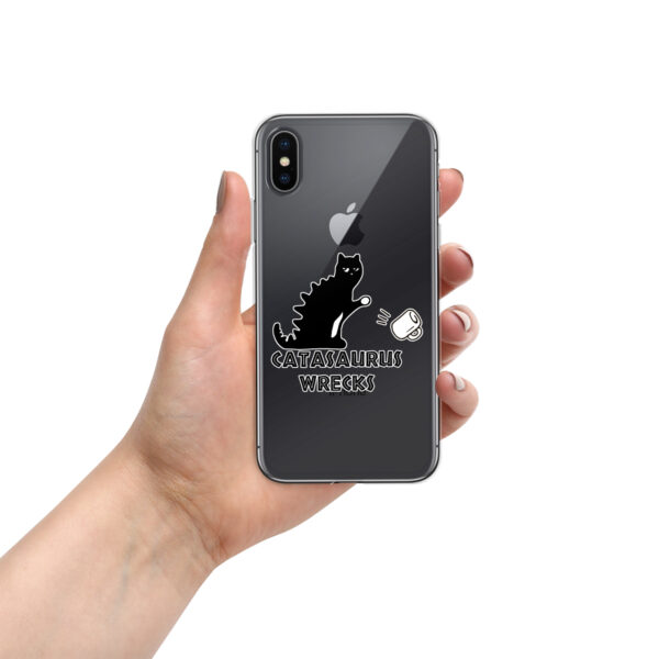 Catasaurus Wrecks Clear Case for iPhone®