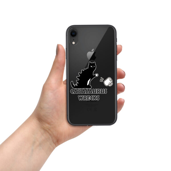 Catasaurus Wrecks Clear Case for iPhone®