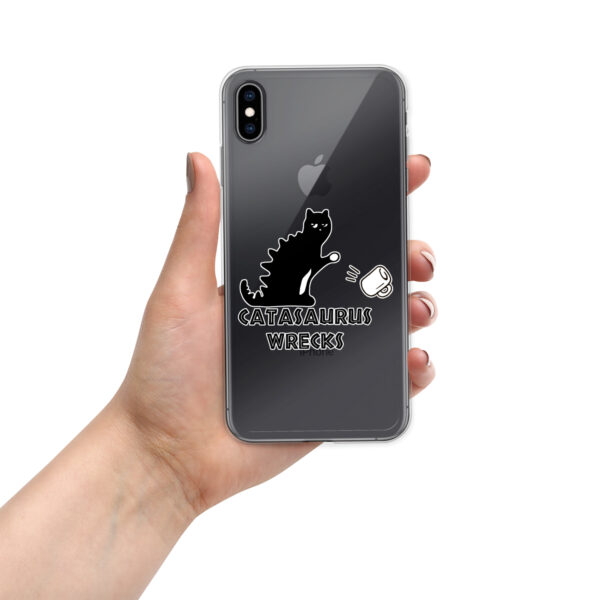 Catasaurus Wrecks Clear Case for iPhone®