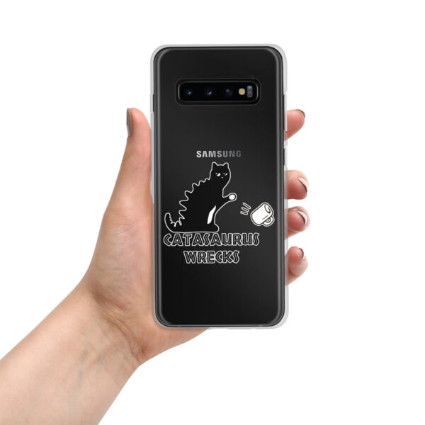 Catasaurus Wrecks Clear Case for Samsung®