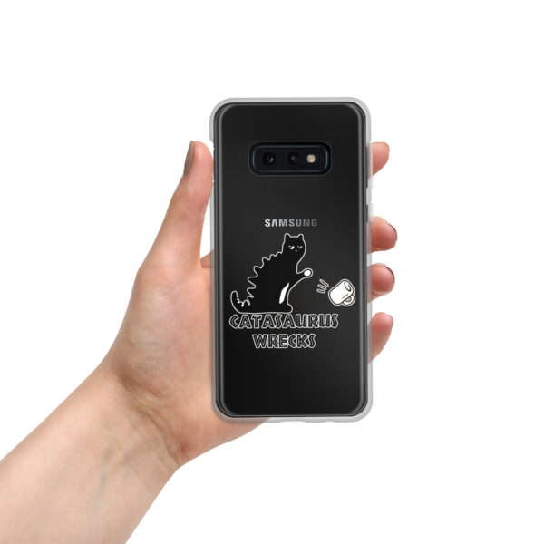 Catasaurus Wrecks Clear Case for Samsung®