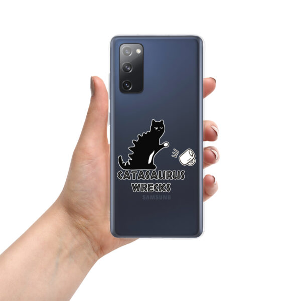 Catasaurus Wrecks Clear Case for Samsung®