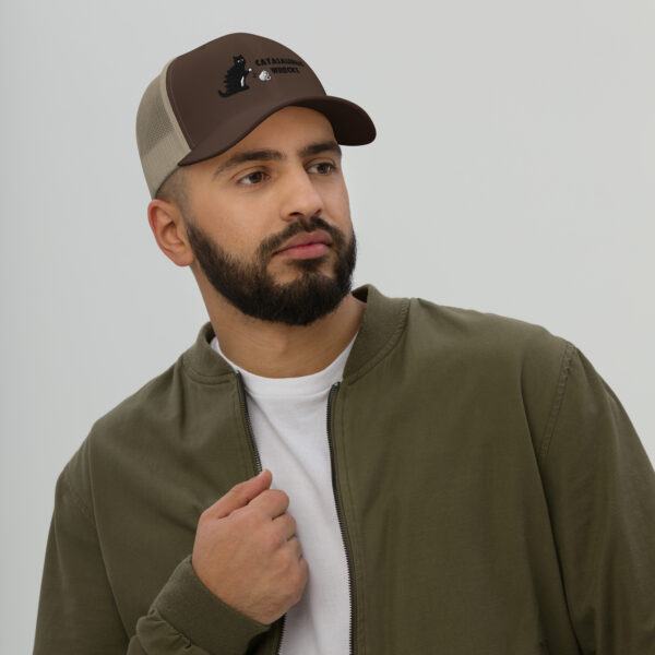 Catasaurus Wrecks Trucker Cap