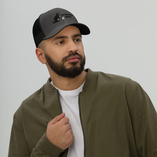 Catasaurus Wrecks Trucker Cap