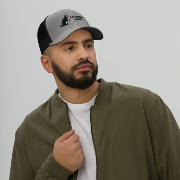 Catasaurus Wrecks Trucker Cap