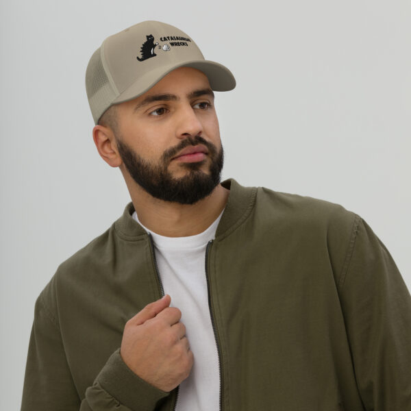 Catasaurus Wrecks Trucker Cap