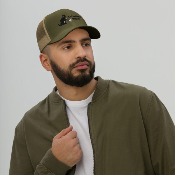 Catasaurus Wrecks Trucker Cap