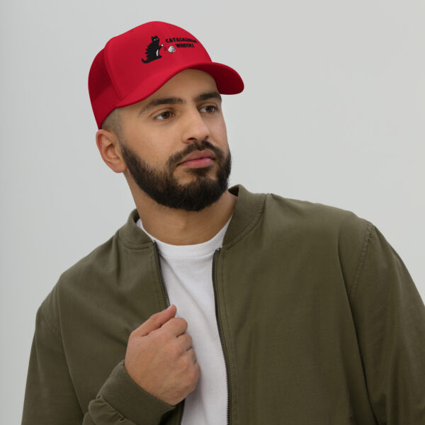 Catasaurus Wrecks Trucker Cap