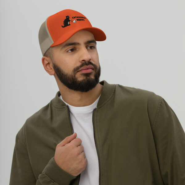 Catasaurus Wrecks Trucker Cap