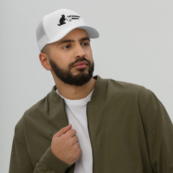 Catasaurus Wrecks Trucker Cap