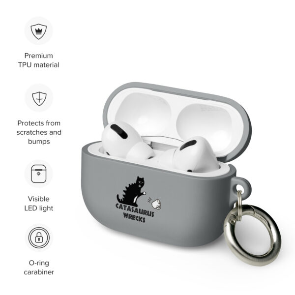 Catasaurus Wrecks Case for AirPods®