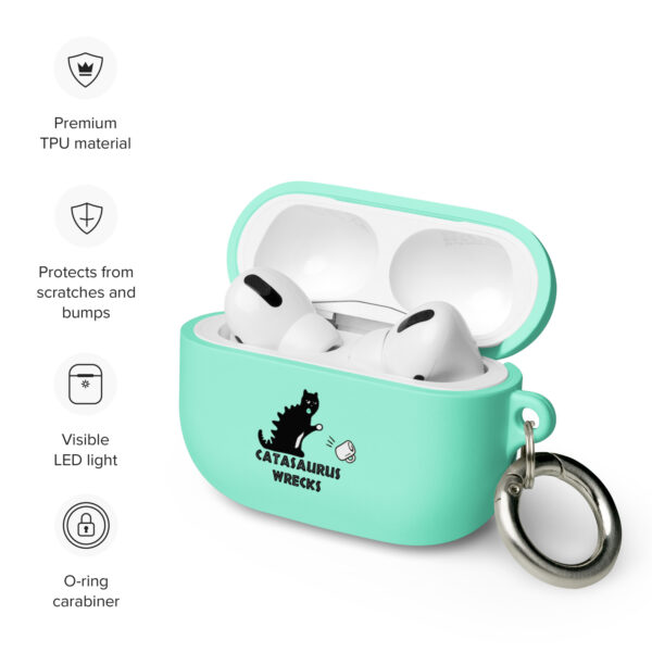 Catasaurus Wrecks Case for AirPods®
