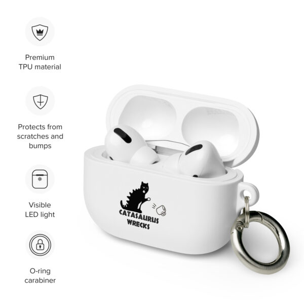 Catasaurus Wrecks Case for AirPods®