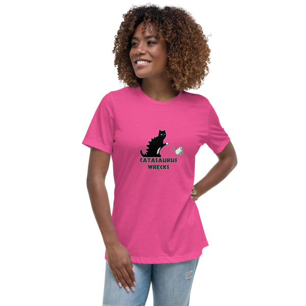 Catasaurus Wrecks Women's Relaxed T-Shirt