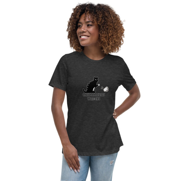 Catasaurus Wrecks Women's Relaxed T-Shirt