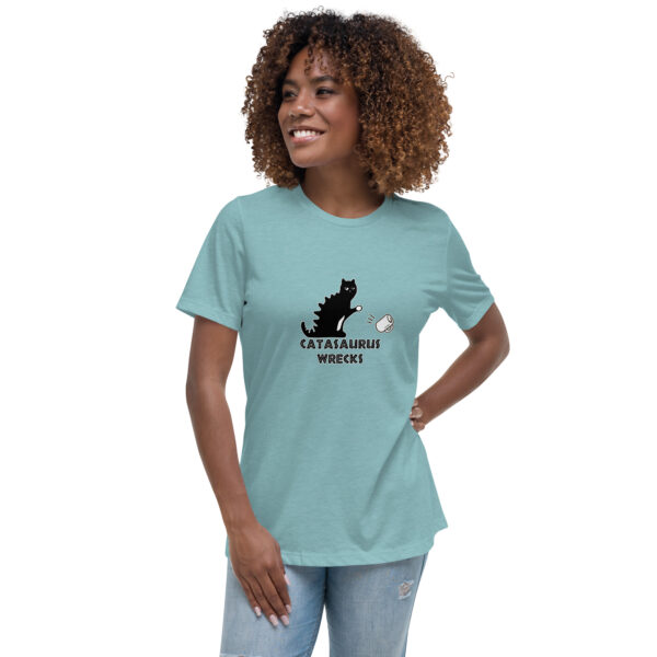 Catasaurus Wrecks Women's Relaxed T-Shirt