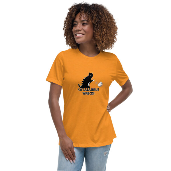 Catasaurus Wrecks Women's Relaxed T-Shirt