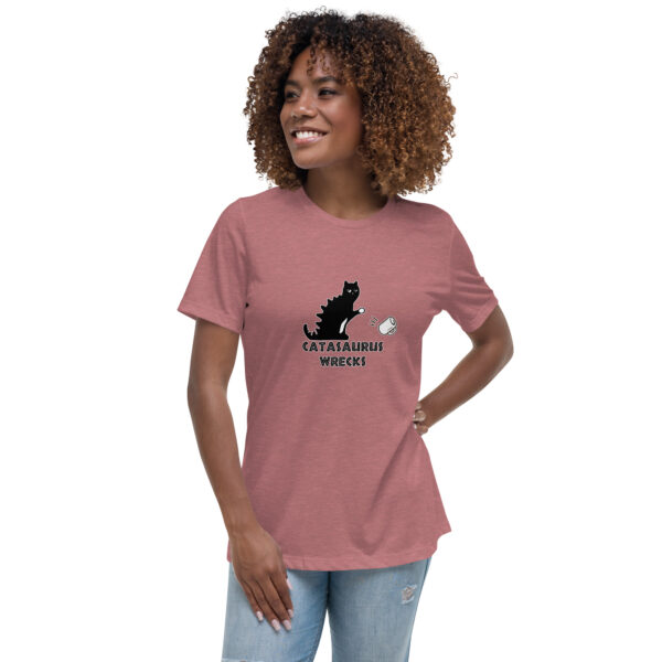 Catasaurus Wrecks Women's Relaxed T-Shirt