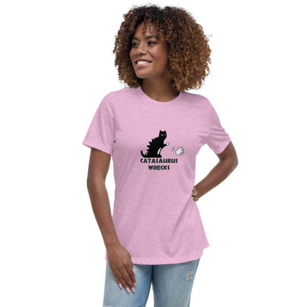 Catasaurus Wrecks Women's Relaxed T-Shirt