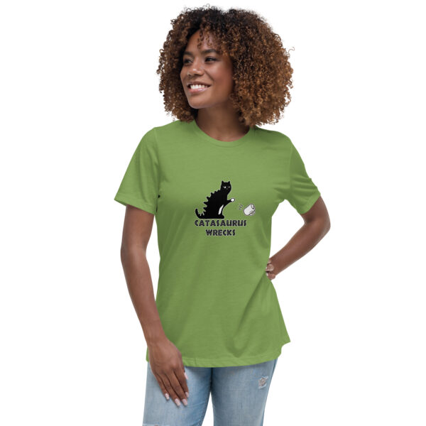 Catasaurus Wrecks Women's Relaxed T-Shirt