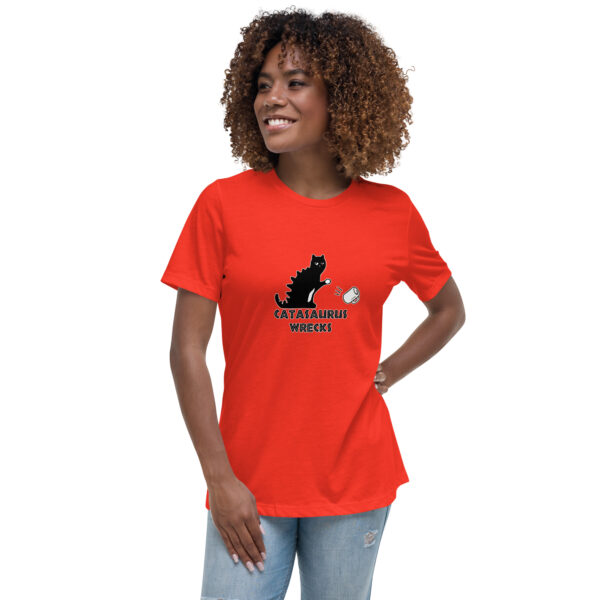 Catasaurus Wrecks Women's Relaxed T-Shirt