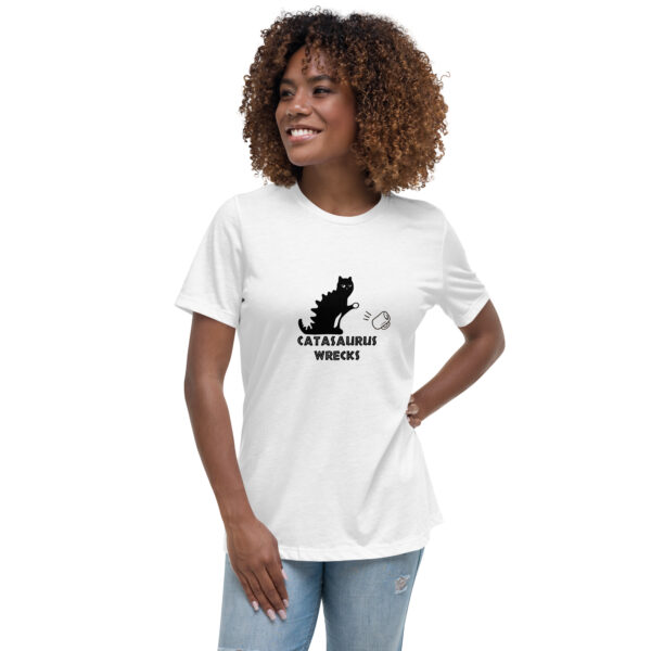 Catasaurus Wrecks Women's Relaxed T-Shirt